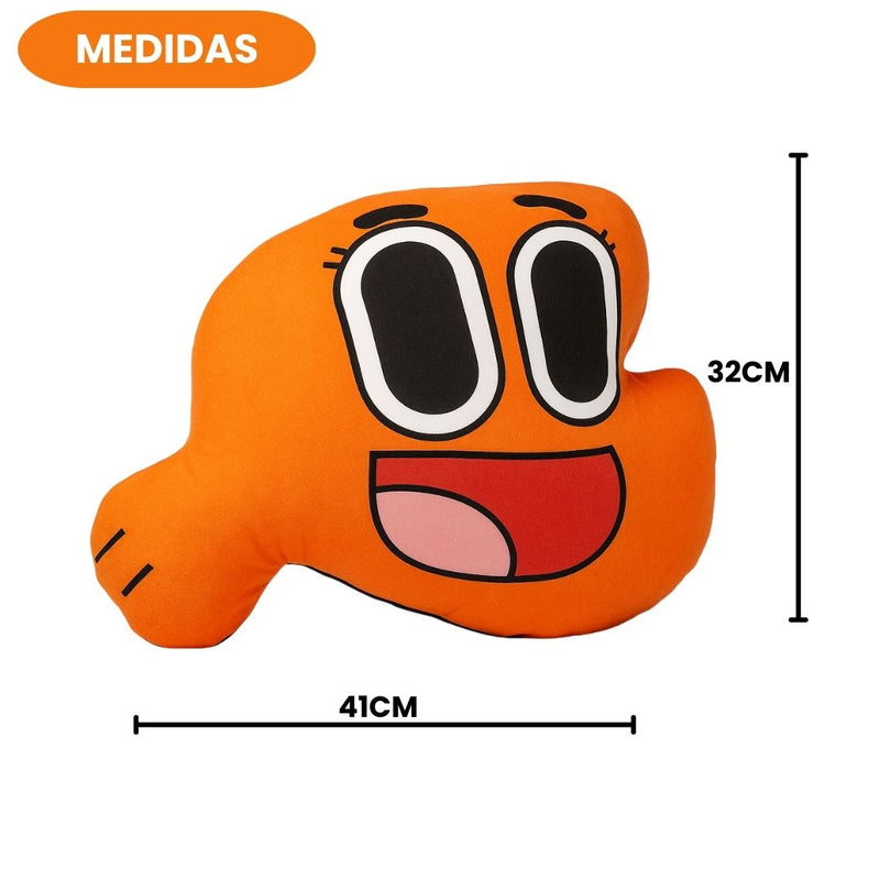 Almofada 3D Formato Darwin Laranja Cartoon Network