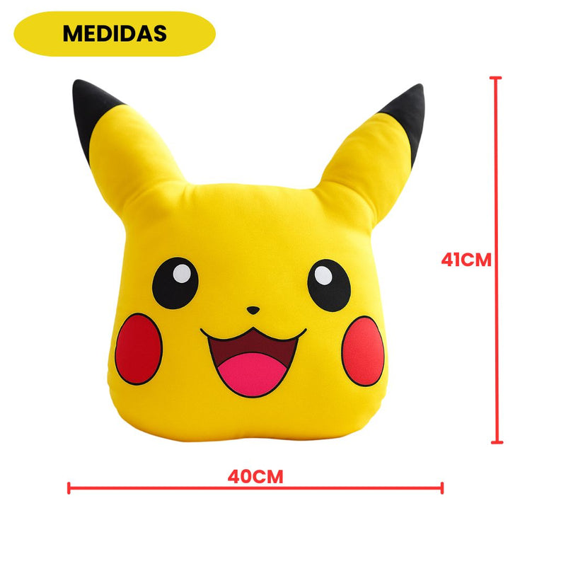Almofada Decorativa 3D Pokemon Pikachu Amarelo Cosplay Presente Megalomania
