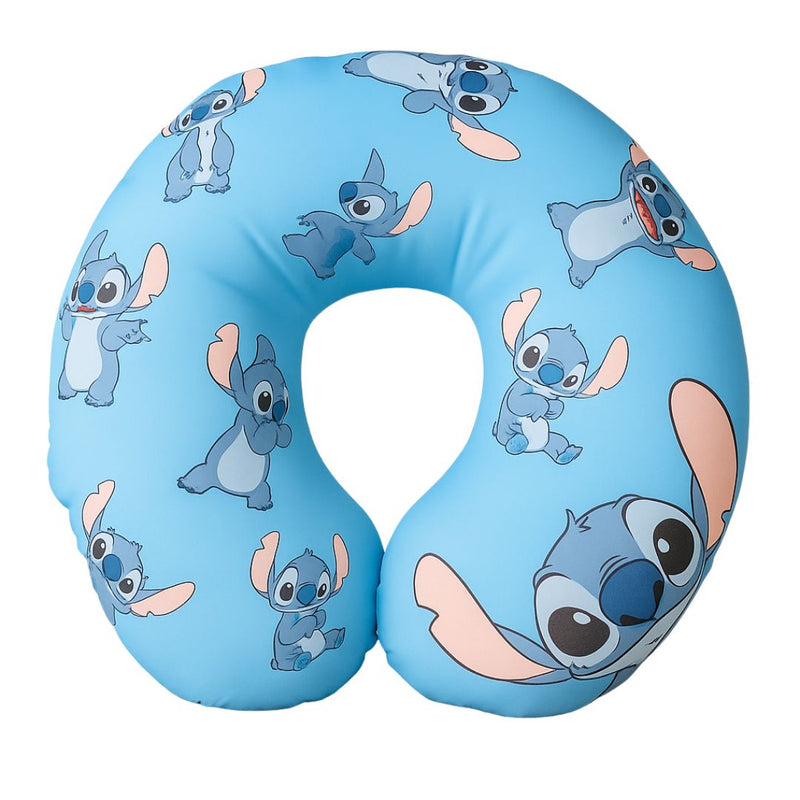 Almofada de Pescoço Stitch Viagem Descanso Leitura Disney Fofura Maciez Ergonômica Aventura