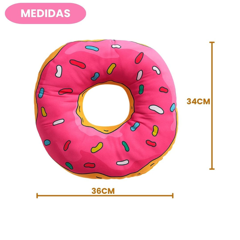Almofada Homer Simpson Formato Rosquinha Desenho Presente Decorativa