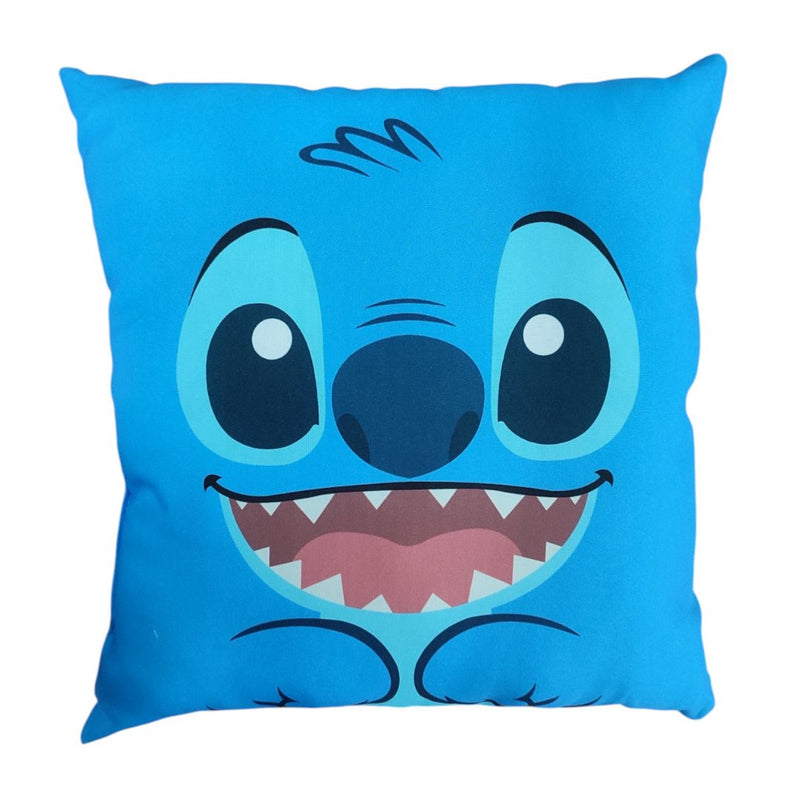 Almofada Quadrada Stitch Decorativa Amor Presente Dia dos Namorados Love Disney