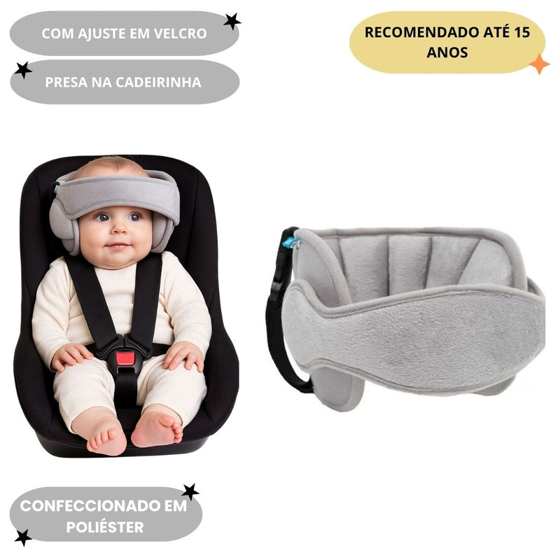 Apoio de Cabeça Para Assento Carro Bebê Segurança Conforto Baby Maternidade Mamãe Buba
