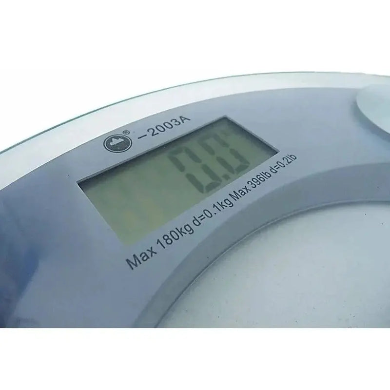 Balança de Vidro Temperado 180kg Banheiro Corporal Redonda Acessório Vida Saudável Presente Aliexpress
