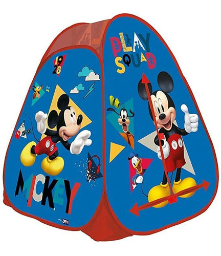 Barraca Infantil Portátil Mickey Minie Cabana Criança Diversão Brincadeira