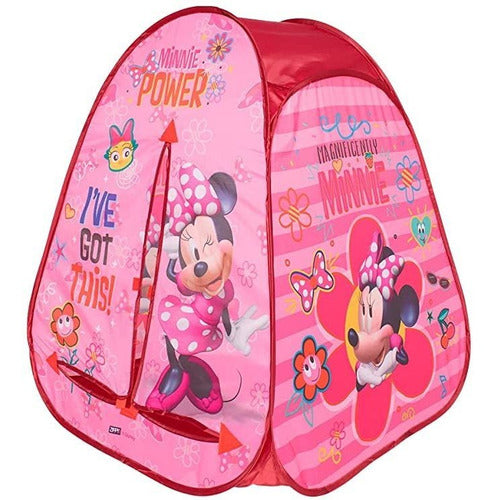 Barraca Infantil Portátil Mickey Minie Cabana Criança Diversão Brincadeira