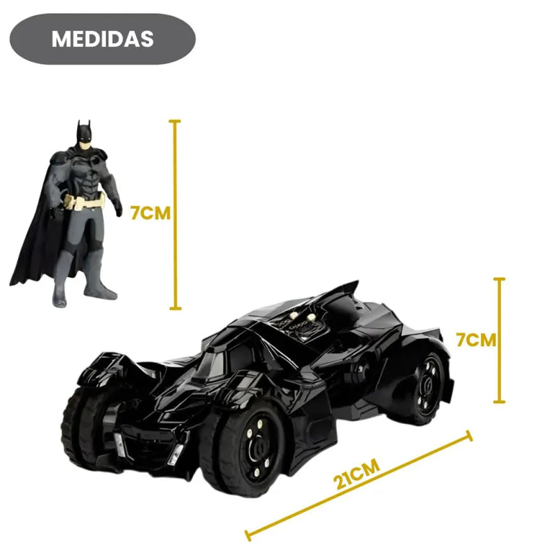 Brinquedo Batmobile Batmovel Batman Arkhan Knight Dc Comics Carro Colecionável Jada