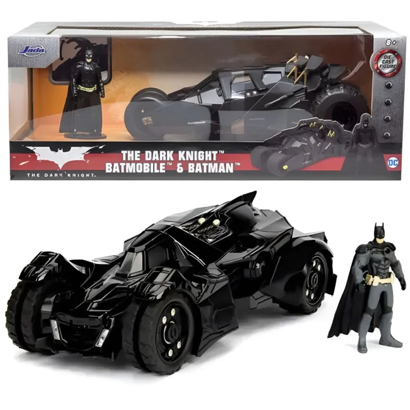 Brinquedo Batmobile Batmovel Batman Arkhan Knight Dc Comics Carro Colecionável Jada