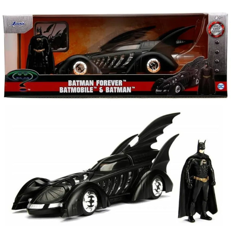 Brinquedo Batmobile Batmovel Batman Dc Comics Colecionável Geek Forever Carro Gotham City Jada