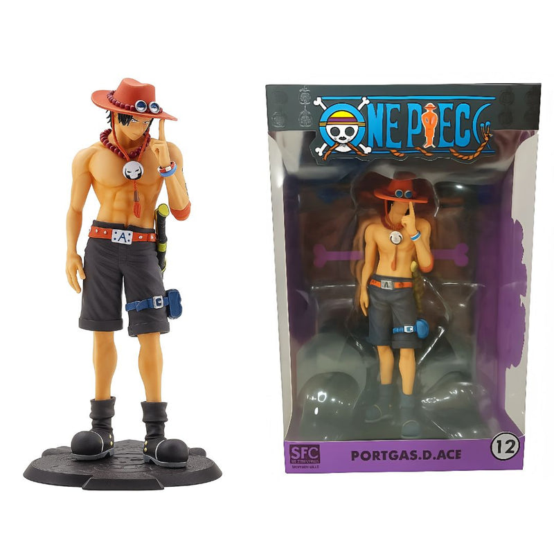 Boneco Figura de Ação Estatua Anime One Piece Portgas D.ACE