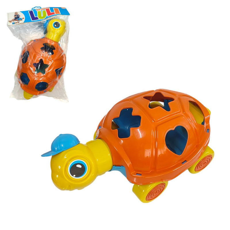 Brinquedo Educativo Tartaruga Luli Infantil Criança Coordenação Motora Encaixe