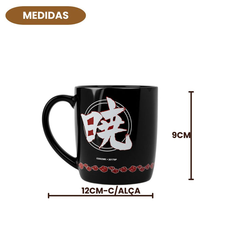 Caneca Club A Satsuki Rogue Ninja Cerâmica 350ml Café Naruto Colecionável Anime Geek