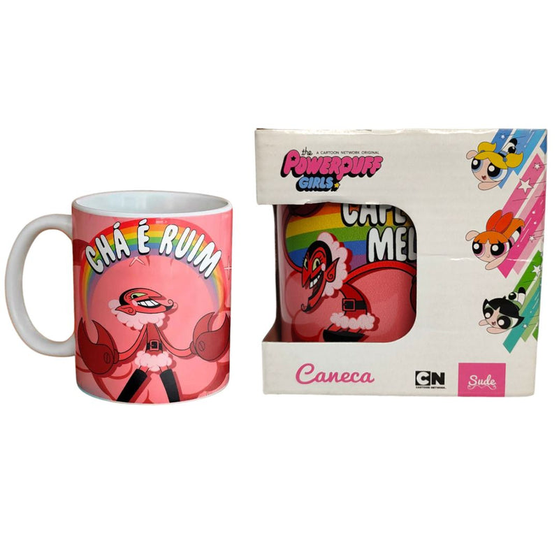 Caneca ELLE Meninas Super Podersas Desenho Café Chá Bebidas Elegante Colorida