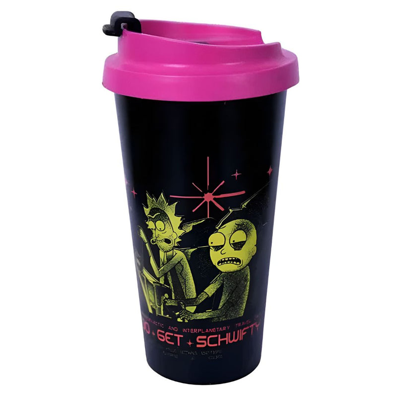 Copo 500ml Star Rick And Morty Cientista Espaço Desenho Personalizada Coleção Nerd Nave Megalomania