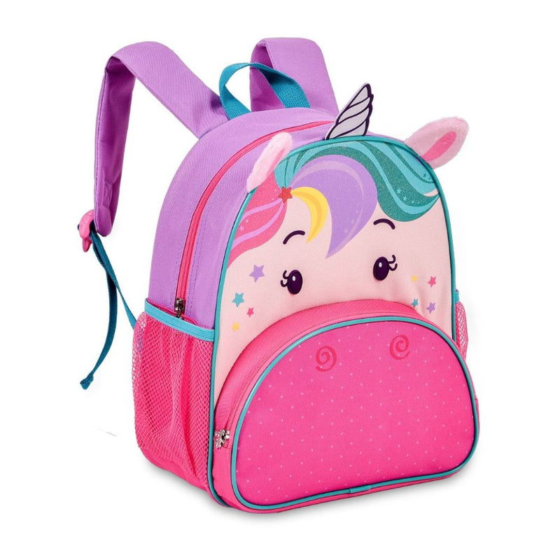 Mochila De Costas Unicornio Grande Espaçosa Infantil Escolar Meninas Feminina Megalomania