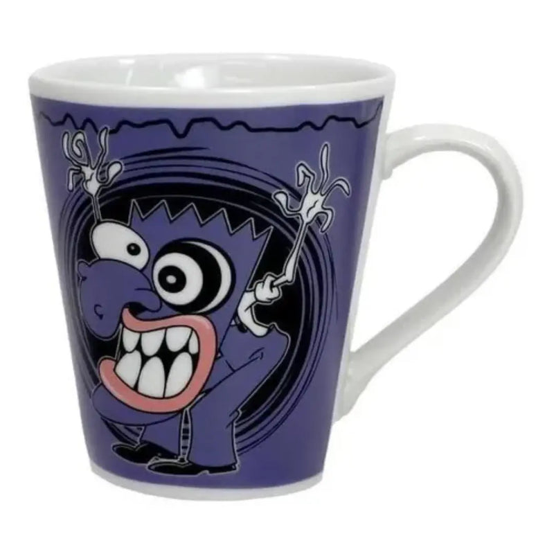 Caneca Coragem Cão Covarde Cartoon Network Piticas Courage Desenho Megalomania