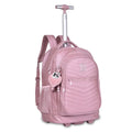 Mochila de Carrinho Mala Bolsa Bagagem Rosa Lilás Verde Rebecca Bonbon Escolar Juvenil Feminino Clio Megalomania