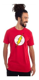 Camiseta Logo Flash Clube Comix Dc Comics Liga Da Justiça Megalomania