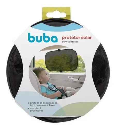 Protetor Solar P/ Carro C/ Ventosas Bebe Buba 2 Unidades Kid Buba Megalomania