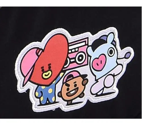 Mochila de Costas Escolar BT21 Bangtan Kpop BTS Menina Korea Oficial Rosa - Clio Megalomania