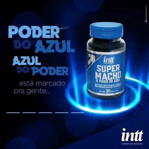 Capsula Suplemento Potencializador Ereção Super Macho Intt - Megalonania