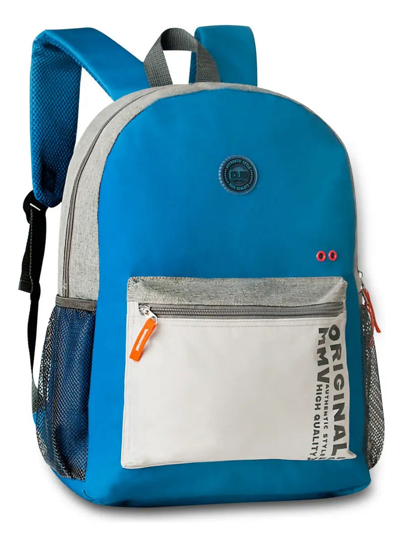 Mochila de Costas Azul para Escola Faculdade Juvenil  17'' Clio Oficial Megalomania
