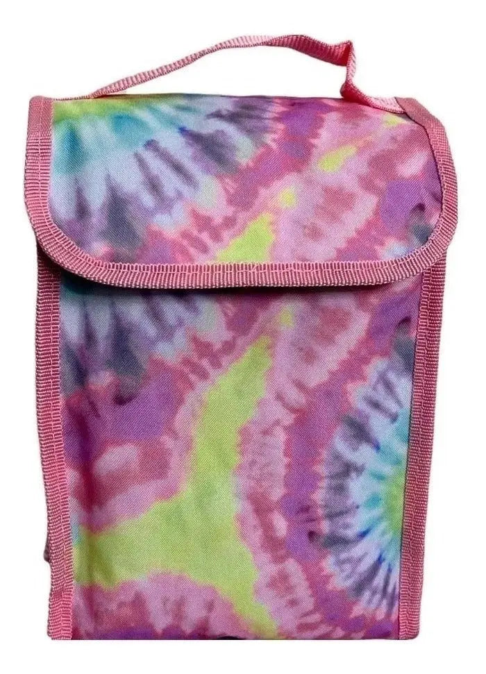 Lancheira Termica Escolar Infantil Tie Dye Colorida Up4you - Luxcel Megalomania