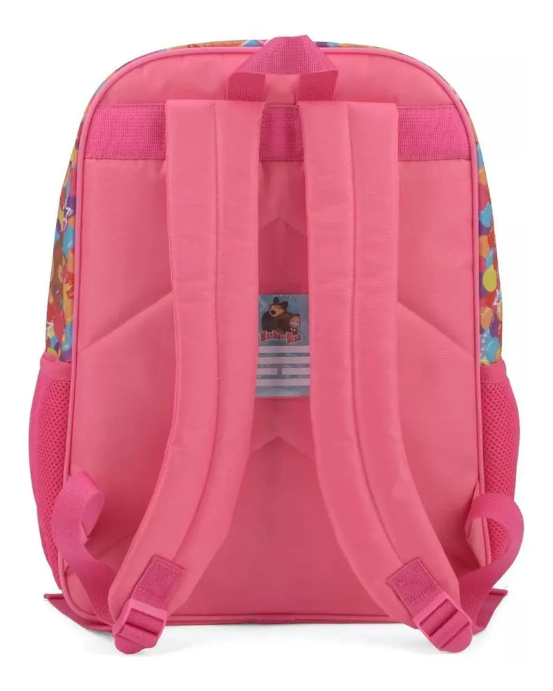 Mochila de Costas Infantil Masha E Urso Rosa Escolar Menina - Luxcel Megalomania