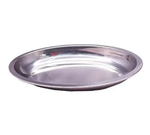 Travessa Funda 30cm Oval Inox Festa Bar Comida Porção Batata Ke Home Megalomania