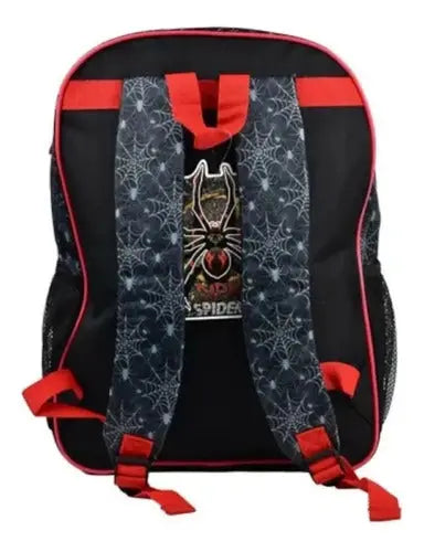 Mochila de Costas Infantil Herói Aranha Spider Homem Dark Aranha Escolar Menino - Clio Megalomania