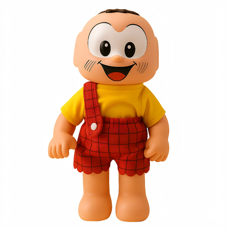 Boneco Cascão Turma da Mônica Tradicional Brinquedo Infantil Original Presente Criança Coleção Ponto Criativo