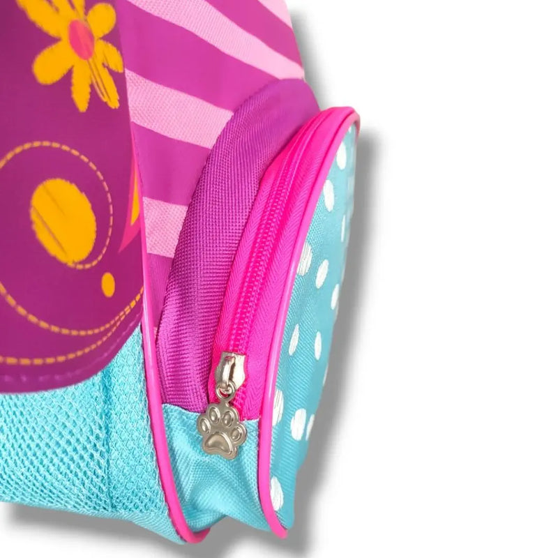 Kit Mochila de Costas Bolsa Mala Lancheira Térmica Infantil Menina Borboleta Roxo Criança Pets Clio Megalomania