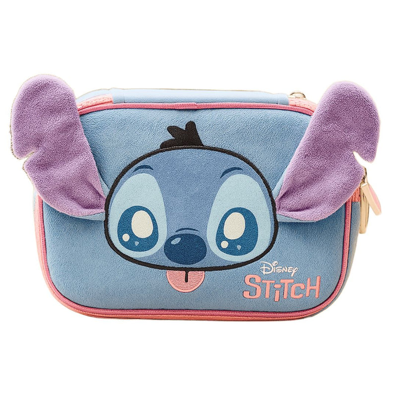 Estojo Box 3D Stitch Disney Escolar 36 Elásticos 100 Pens Volta Aulas Meninas Peluciado Organizador Ponto Criativo