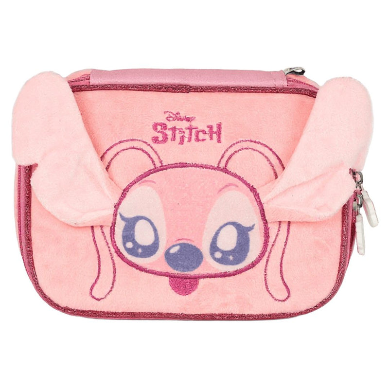 Estojo Box 3D Stitch Disney Escolar 36 Elásticos 100 Pens Volta Aulas Meninas Peluciado Organizador Ponto Criativo