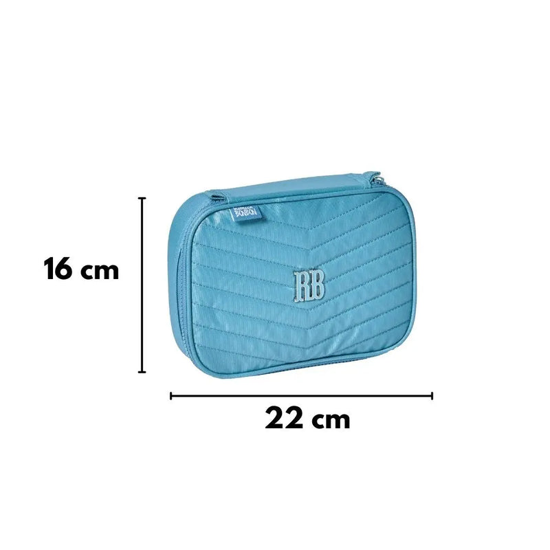 Estojo Box Rebecca Bonbon Rosa Lilás Verde Feminino Fashion Escolar Juvenil Clio Megalomania