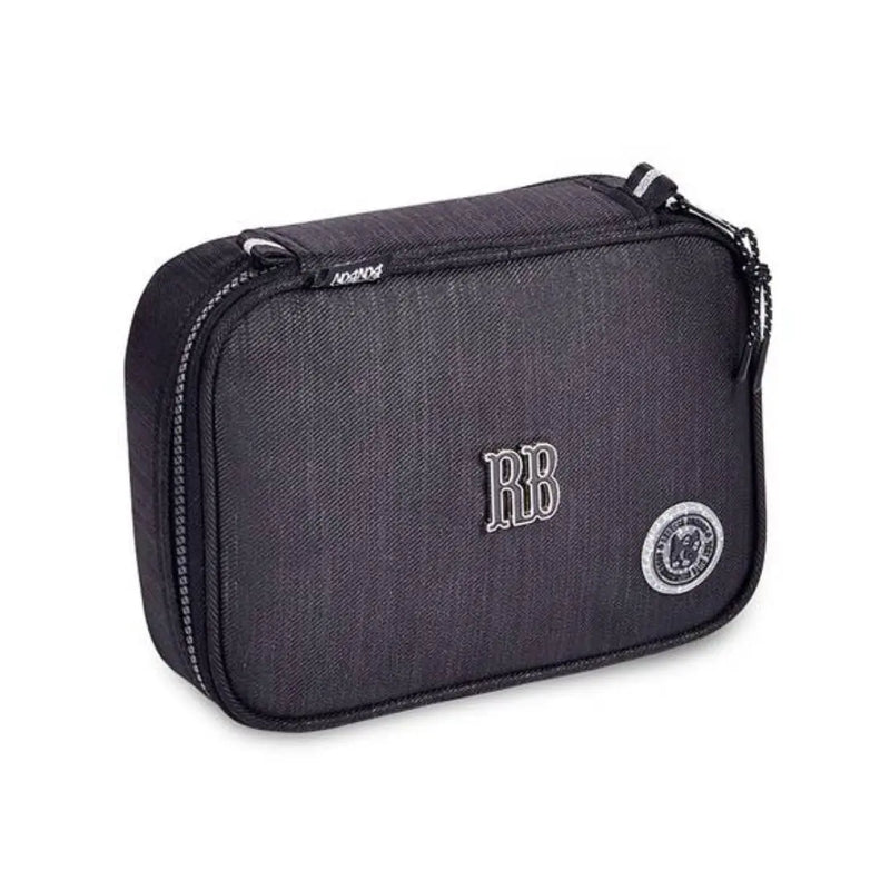 Kit Mochila Costas Rebecca Bonbon Preto Lancheira Térmica Estojo Box Juvenil Escolar Feminino Meninas Volta ás Aulas 2025 Clio Megalomania
