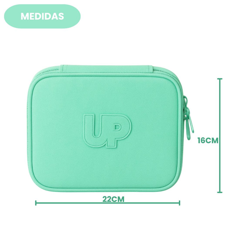 Estojo Box UP4YOU Escolar 36 Elástico 100 Pens Juvenil Volta Aulas Moderno Espaçoso Estudo Grande