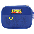Estojo Box Sonic Escolar Juvenil Meninos 36 Elásticos 100 Pens Game Nintendo Volta as Aulas Estudo