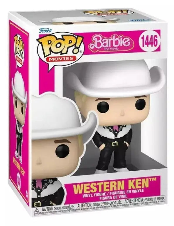 Boneco Funko Pop Barbie Ken Western Cowboy 1446 Brinquedo Criança Presente Coleção Ken Filme Barbie Colecionável Megalomania