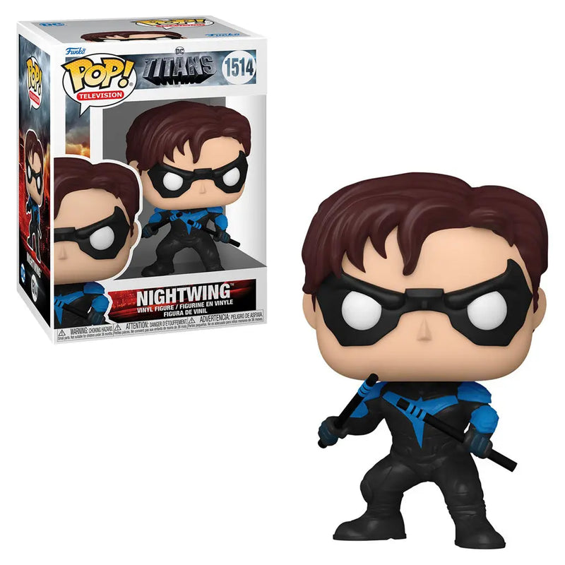 Boneco Funko POP Asa Noturna 1514 DC Comics Animation TV Teen Titans Brinquedo Colecionável Presente Coleção Criança Aliexpress