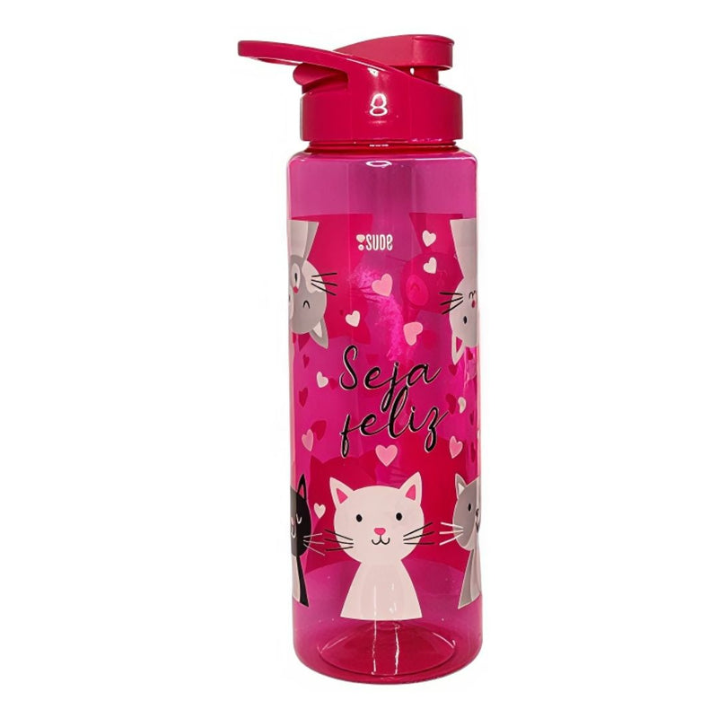 Garrafa Squeeze 750ml Gatinhos Fofinhos Academia Passeio Esporte Sude Presentes