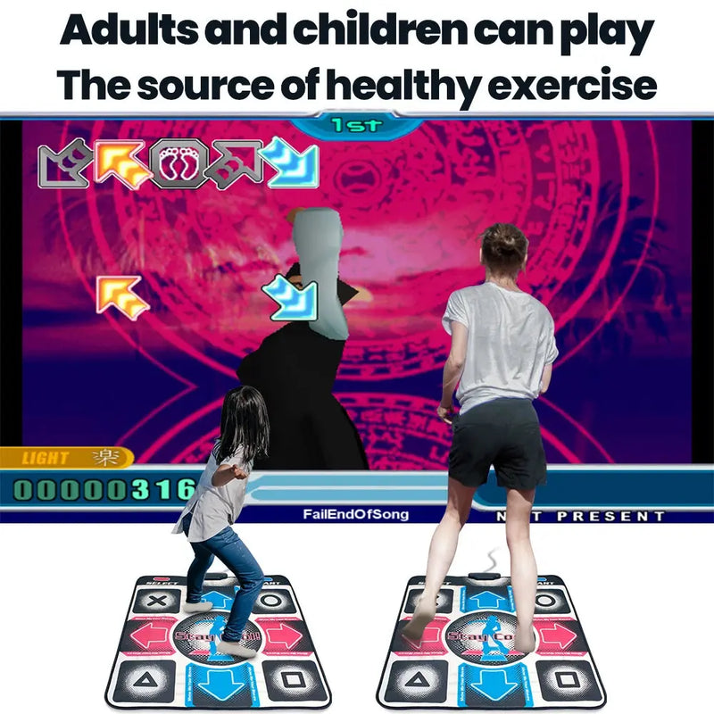 Tapete de Dança OSTENT USB Antiderrapante Esteira de Dança Almofada de Dança para PC Laptop e Videogame Cobertor de Pé para Esportes Familiares com Detecção de Movimento Acessório Gamer Brinquedo Aliexpress