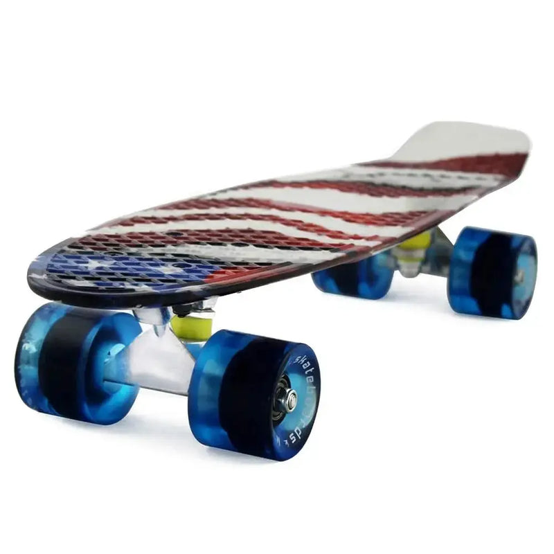 Brinquedo Retro Mini Cruiser Skateboard para Crianças Durável Portátil 22 Polegadas Iniciantes Esportes Meninos Juventude Brinquedo Presente Criança Aliexpress