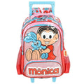 Mochila de Rodinha Infantil Turma da Mônica Magali Carrinho Volta as Aulas Menina Criança Escolar IC41346MN