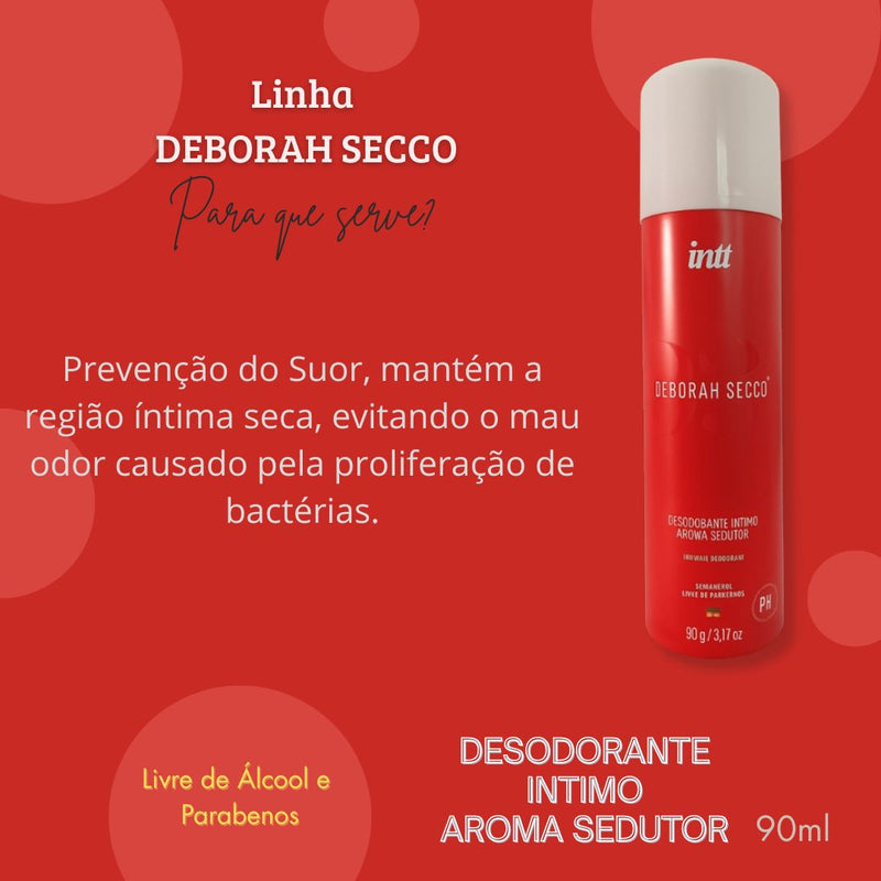 Desodorante Íntimo Linha Deborah Secco Feminino Corporal Frescor Sedutor Megalomania