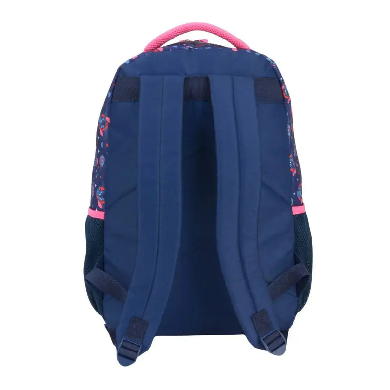 Mochila de Costas Juvenil Azul Escuro Escolar Lilo Stitch Disney - Luxcel Megalomania