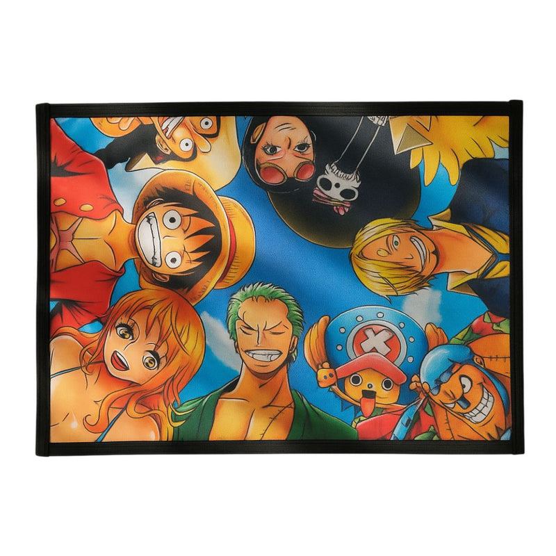 Jogo Americano Mesa One Piece Monkey Luffy Geek Colorido Cozinha 4 peças ke home Megalomania