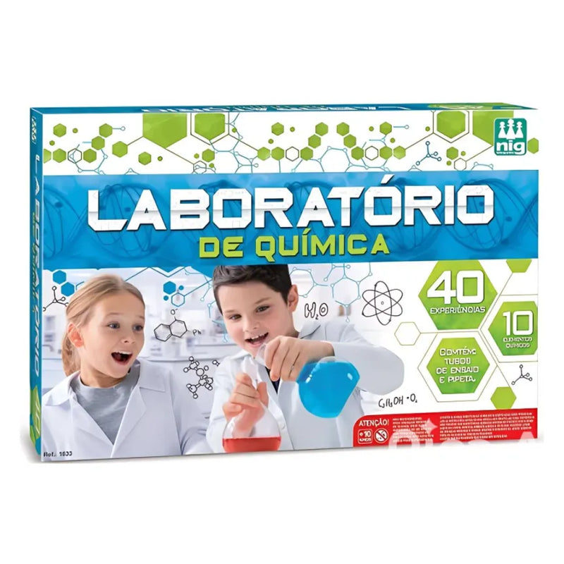Kit Experiências Laboratório Química Infantil Diversão Menino Menina