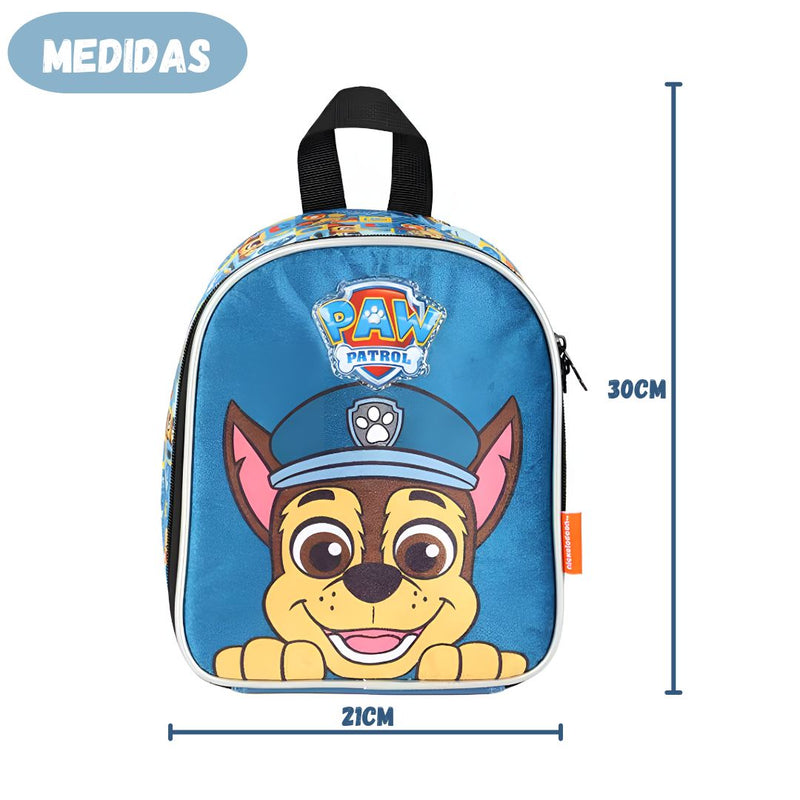 Lancheira Infantil Térmica Escolar Patrulha Canina Chase e Marshall Crianças Passeio Alça