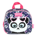 Lancheira Térmica Infantil Urso Panda Marrom Meninas Escolar Creche Passeio Crianças Costas