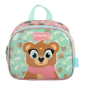 Lancheira Térmica Infantil Urso Panda Marrom Meninas Escolar Creche Passeio Crianças Costas